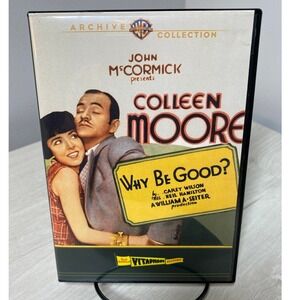 Why Be Good DVD 1929 Colleen Moore Silent Film Warner Archive Collection Romance